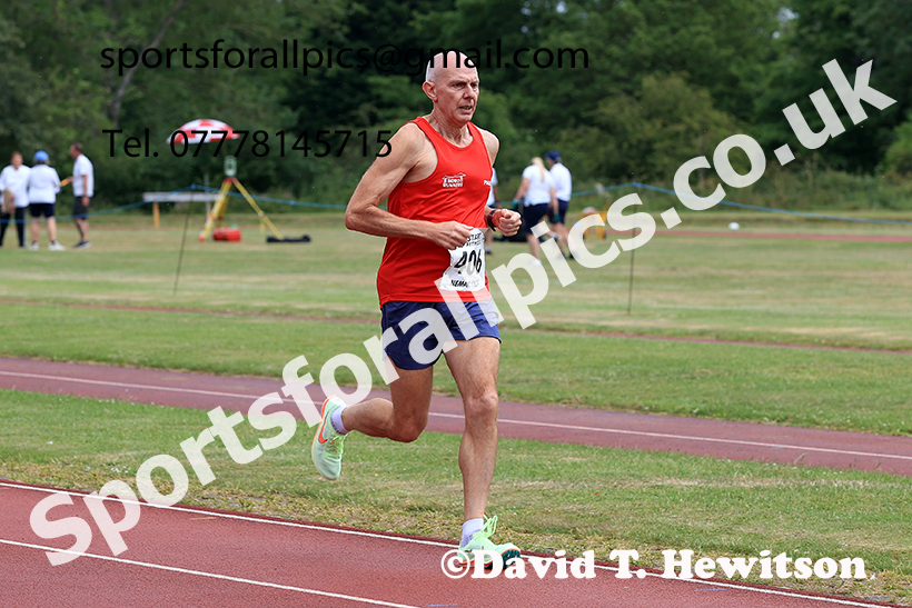 3000 metres, 2025 NEMAA Track and Field, Monkton. Photo: David T. Hewitson/Sports for All Pics